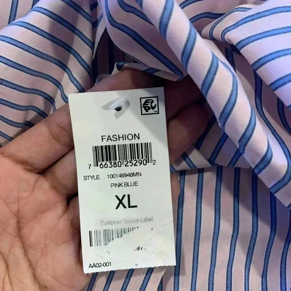 Mens Club Room Refined Woven Button Down NWT - B5 - Picture 6 of 6